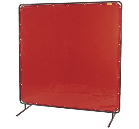 Ekran spawalniczy WELDAS LAVAshield (174x174 cm) - czerwony