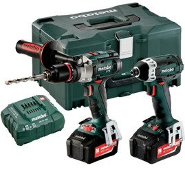 Zestaw METABO Combo 2.1.5 18 V w walizce MetaLoc III, SB 18 LTX (carcass) + SSD 18 LTX 200 (carcass) + ładowarka ASC 30-36 V + 2 akumulatory Li-Ion 18 V / 5,2 Ah