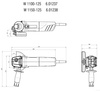 Szlifierka kątowe METABO W 1100-125