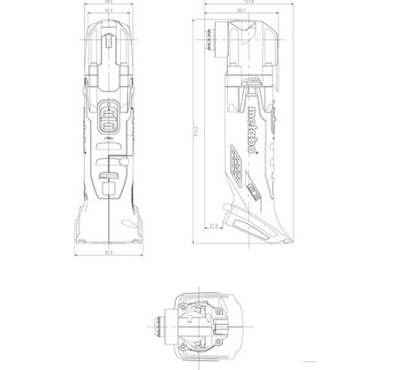 Multinarzędzie METABO MT 18 LTX (carcass - bez ładowarki i akumulatorów) + Metalock II