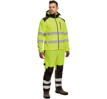 Kurtka softshell CERVA KNOXFIELD HI-VIS