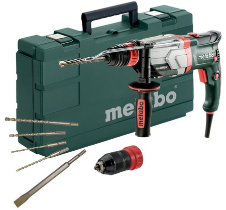 Multimłotek METABO UHEV 2860-2 Quick Set w walizce PVC + zestaw 5 szt wierteł i dłut