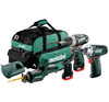 Zestaw  METABO Combo 2.3 10,8 V: BS + SSD + ASE z ładowarką LC 40, 2 akumulatory Li-Ion 10,8 V / 2,0 Ah