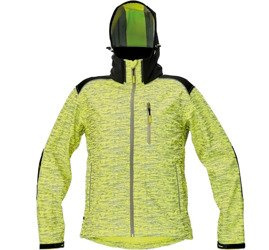 Kurtka softshell CERVA KNOXFIELD PRINTED HI-VIS