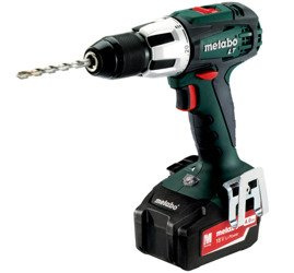 Wiertarko-wkrętarka udarowa METABO SB 18 LT w walizce PVC, z ładowarką ASC 30-36 V + 2 akumulatory Li-Ion 18 V / 4,0 Ah