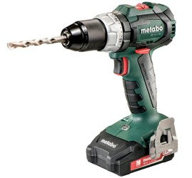 Wiertarko-wkrętarka udarowa METABO SB 18 LT BL w walizce PVC, z ładowarką ASC 30-36 V + 2 akumulatory Li-Ion 18 V / 2,0 Ah