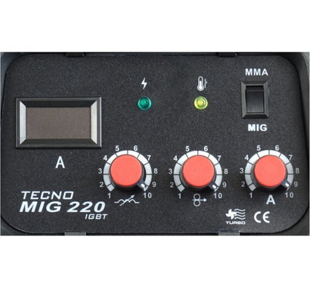 N Półautomat spawalniczy IDEAL TECNO MIG 220 MMA DIGITAL