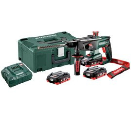 Młot KHA 18 LTX w walizce MetaLoc, z ładowarką ASC 30-36 V + 3 akumulatory LiHD 18 V / 4,0 Ah