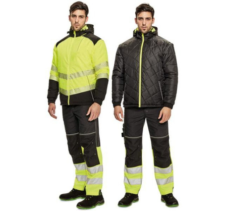 Kurtka dwustronna CERVA KNOXFIELD PROFI HI-VIS - ubranie 4w1