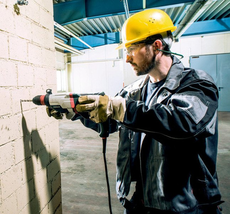 Multimłotek METABO UHE 2660-2 Quick Set w walizce PVC, , z dodatkowym uchwytem walcowym + zestaw 10 szt wierteł i dłut