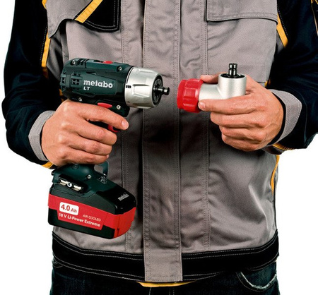 Wiertarko-wkrętarka METABO BS 18 LT Quick w walizce PVC, z ładowarką ASC 30-36 V + 2 akumulatory Li-Ion 18 V / 4,0 Ah