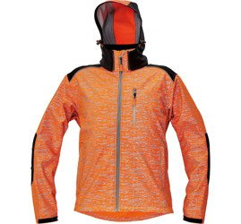 Kurtka softshell CERVA KNOXFIELD PRINTED HI-VIS