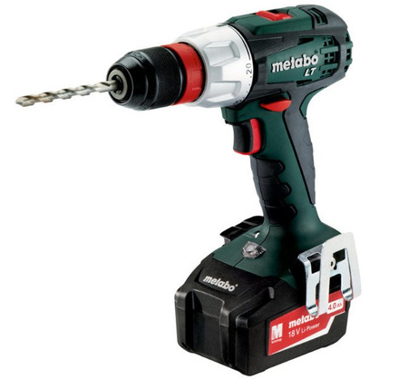 Wiertarko-wkrętarka METABO BS 18 LT Quick w walizce PVC, z ładowarką ASC 30-36 V + 2 akumulatory Li-Ion 18 V / 4,0 Ah