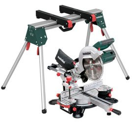 Pilarka do cięcia kątowego i ukośnego METABO Set KGS 254 M + KSU 100
