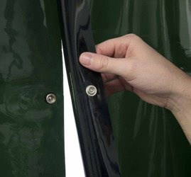 Ekran spawalniczy WELDAS LAVAshield, zielony (137x180 cm)