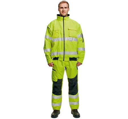 Kurtka ocieplana CERVA CLOVELLY HI-VIS WINTER - 2in1