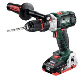 Wiertarko-wkrętarka udarowa METABO SB 18 LTX BL I w walizce PVC, z ładowarką ASC 30-36 V + 2 akumulatory LiHD 18 V / 4,0 Ah