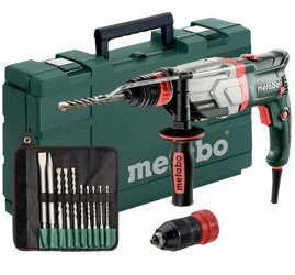 Multimłotek METABO UHEV 2860-2 Quick Set w walizce PVC + zestaw 10 szt wierteł i dłut