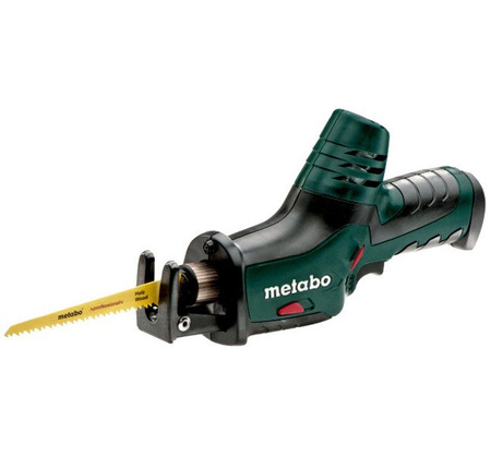 Piła szablasta  METABO PowerMaxx ASE w walizce PVC, z ładowarką LC 40 + 2 akumulatory Li-Ion 10,8 V / 2,0 Ah + 2 brzeszczoty