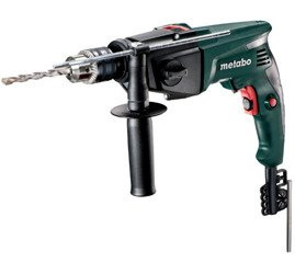 Wiertarka udarowa METABO SBE 760 w walizce PVC, z uchwytem zębatym