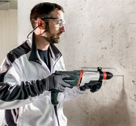 Multimłotek METABO UHE 2660-2 Quick Set w walizce PVC, , z dodatkowym uchwytem walcowym + zestaw 10 szt wierteł i dłut