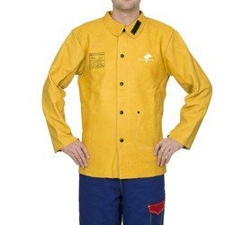 Skórzana kurtka spawalnicza WELDAS Golden Brown