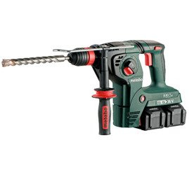Młot METABO SDS PLUS KHA 36-18 LTX 32 w walizce PVC, z 2 ładowarki ASC ULTRA, 4 akumulatory Li-Ion 18 V / 5,2 Ah