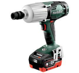 Zakrętarka udarowa METABO SSW 18 LTX 600 w walizce PVC, z ładowarką ASC 30-36 V + 2 akumulatory LHD 18 V / 5,5 Ah