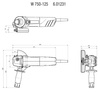 Szlifierka kątowa METABO W 750-125