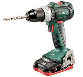 Wiertarko-wkrętarka udarowa METABO SB 18 LT BL w walizce PVC, z ładowarką ASC 30-36 V + 2 akumulatory LiHD 18 V / 3,5 Ah