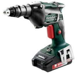 Wkrętarka do suchej zabudowy METABO SE 18 LTX 2500 w walizce PVC, z ładowarką ASC 30-36 V + 2 akumulatory Li-Ion 18 V / 2,0 Ah
