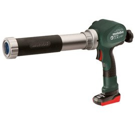 Pistolet do nakładania klejów i past  METABO PowerMaxx KPA 400 ml z ładowarką LC 40 + 1 akumulator Li-Ion 10,8 V / 4,0 Ah