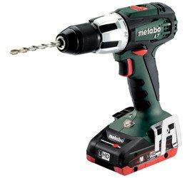 Wiertarko-wkrętarka udarowa METABO SB 18 LT w walizce PVC, z ładowarką ASC 30-36 V + 2 akumulatory LiHD 18 V / 4,0 Ah
