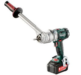 Wiertarko-wkrętarka METABO BS 18 LTX Quick-X3 w walizce PVC, z ładowarką ASC 30-36 V + 2 akumulatory Li-Ion 18 V / 5,2 Ah + przystawka Power X3