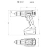 Wiertarko-wkrętarka udarowa METABO SB 18 LT w walizce PVC, z ładowarką ASC 30-36 V + 2 akumulatory LiHD 18 V / 3,5 Ah