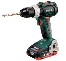 Wiertarko-wkrętarka METABO BS 18 LT BL w walizce PVC, z ładowarką ASC 30-36 V + 2 akumulatory LiHD 18 V / 4,0 Ah