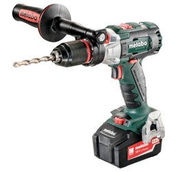 Wiertarko-wkrętarka udarowa METABO SB 18 LTX BL I w walizce PVC, z ładowarką ASC 30-36 V + 2 akumulatory Li-Ion 18 V / 4,0 Ah