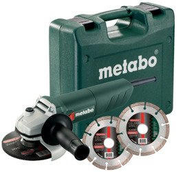Szlifierka kątowe METABO W 850-125 Set w walizce + 2 x tarcze diamentowe 125 mm Promotion