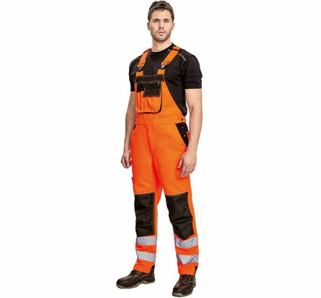 Spodnie ogrodniczki CERVA KNOXFIELD 290 HI-VIS FL