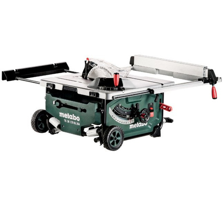 Pilarka tarczowa stołowa METABO TS 36-18 LTX BL 254, z ładowarką ASC Ultra M + 4 akumulatory LiHD 18 V / 7,0 Ah