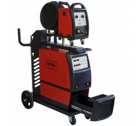 N Półautomat spawalniczy IDEAL EXPERT MIG 400 4x4 SYNERGIC + przewody połączeniowe i wózek