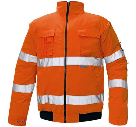 Kurtka ocieplana CERVA CLOVELLY HI-VIS WINTER - 2in1