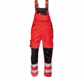 Spodnie ogrodniczki CERVA KNOXFIELD 290 HI-VIS FL