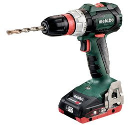 Wiertarko-wkrętarka METABO BS 18 LT BL Q w walizce PVC, z ładowarką ASC 30-36 V + 2 akumulatory LiHD 18 V / 4,0 Ah