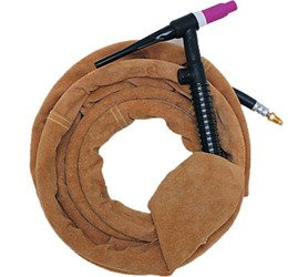 Osłona przewodów z jasnobrązowej dwoiny bydlęcej WELDAS PYTHONrap - 350/3,7cm