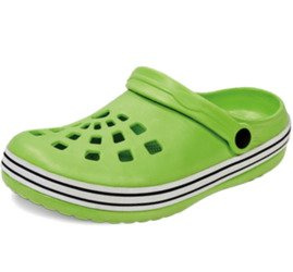 NIGU klapki 36 limonkowy