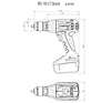 Wiertarko-wkrętarka METABO BS 18 LT Quick w walizce PVC, z ładowarką ASC 30-36 V + 2 akumulatory Li-Ion 18 V / 4,0 Ah