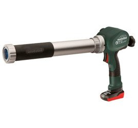 Pistolet do nakładania klejów i past  METABO PowerMaxx KPA 600 ml z ładowarką LC 40 + 1 akumulator Li-Ion 10,8 V / 4,0 Ah