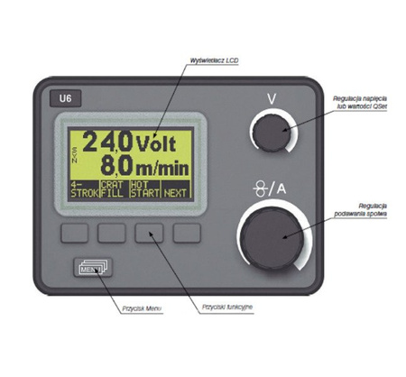 Półautomat spawalniczy ESAB Aristo Mig C3000i z panelem U6