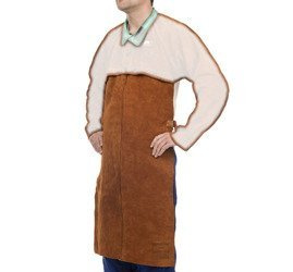 Skórzany fartuch spawalniczy WELDAS Lava Brown